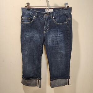 TALBOTS Women's Denim Capri  Short size 2p